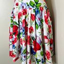 Ralph Lauren A-Line Skirt w Pockets 6 Floral Pleated High Waist Knee Length Chic Photo 2