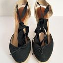 Christian Louboutin  Espadrille Wedge Heels Black Size 38/7.5 Photo 1