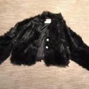 Free People Furry Black Jacket Photo 0