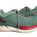 Hoka  One One Women’s Clifton 5 SPEED Road Running Shoes Green & Pink - Sz. 10.5 Photo 0