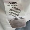 Vince  White Twist Front Halter Cotton Dress Photo 10