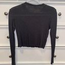 Tilly's Green Long Sleeve Crop Top Photo 1