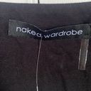 Naked Wardrobe  Scoop Neck Crop Top Black Size M Photo 2