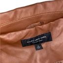 Marc New York  Andrew Marc Brown/ chocolate Zip up Fax Leather Jacket | Size M Photo 9