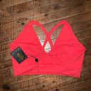 Skatie  red orange L NWT v-neck racerback strappy vacationcore bikini top Photo 1