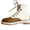 Anthropologie CECILIA NEW YORK X  River Lace-Up Boots Shearling Sherpa Suede 6.5M Photo 5