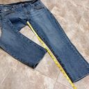 Rock & Republic  Kendall Crop Capri Mid Rise Denim Jeans Medium Wash Size 14 Blue Photo 4