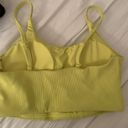 Bandier Yellow Sports Bra  Photo 2