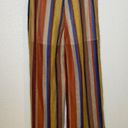 Sweet Rain  Striped Wide Leg Colorful Sheer Pants w/ Shorts Lining NWT Sz XL Photo 4