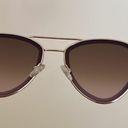 Moncler NEW  Triangular Rose Rimmed Sunglasses Photo 3