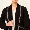 J.Jill NWT  Pure Jill Seersucker Black Jacket Size Small Photo 1