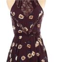 Kendall + Kylie  Maroon Floral Dress Photo 3