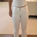 Bluespice White High-Waisted Skinny Jeans Photo 1