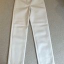 The Melina Wilfred Cream Leather Pants Tan Size 4 Photo 0