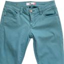 CAbi  Jeans Tidal Blue Aqua Green Skinny Jeans #5169 Size 2 Photo 2