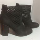 Calvin Klein  Jeans Black Suede Bootie SZ 7-1/2 M Photo 1