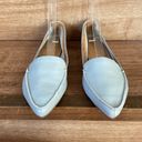 J.Crew EUC  Grey Leather Pointed Toe Ballet Flats Loafers Sz 9.5 Photo 1