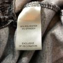 Nicole Miller  Cowl Neck Fleece Pajama Top Gray and Black Size 3X Photo 5