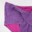 Beach Riot New! Set!  Zuri Kenzie bikini Glitter purple, size XS Photo 11