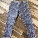 Pilcro  lilac purple patterned jeans Photo 2