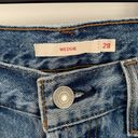 Levi's Levi’s 28 Wedgie Straight Jeans Stone Light Wash Cut Off Hem Photo 4