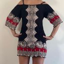 Angie Crochet Printed Mini Dress Photo 2