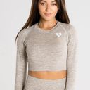 women's best  seamless long sleeve crop top Photo 0