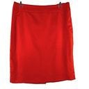 Grace Elements  Orange Pencil Skirt Women’s Size 8 Photo 12