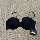 J.Crew NWT  Underwire Bikini Top Navy Blue- Size 32D Photo 1