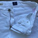 AG Adriano Goldschmied  The Payton White Denim Roll Up Short Size 28 Photo 2