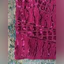 Harper  magenta sequined lined tank, size large Photo 1