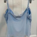 Edikted Light Blue Crop Top Photo 2