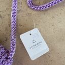 Liz Claiborne  Lilac Crochet Crossbody Purse Photo 1