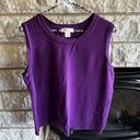 cj banks  purple sweater vest size X (14W) Photo 0