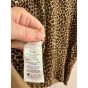 Michael Kors  leopard print silk blend 3/4 sleeve cardigan sz SP Photo 5