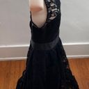 BB Dakota NWT  Black Lace Fit & Flare Lined Mini Dress, size 2 Photo 3