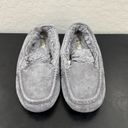 UGG Women’s  wool slippers light gray winter cozy size 11 slip on Photo 1