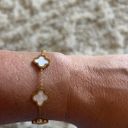 Gold Plated Clover Lucky Bracelet for Women 18K Gold Plated Clover Lucky Photo 6