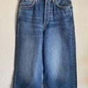 Mango  Denim High Waisted Bermuda Shorts Size 1 Photo 2