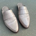 Banana Republic Loafer Mule Slide Cream Nude Tan Beige Size 8 Photo 3