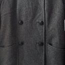 Banana Republic Y2K  Wool Double Breasted Gray Peacoat Women’s XS Photo 1