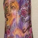 Vintage Y2K 2000s Multicolor Maxi Purple Boho Rhinestone Dress Size M Photo 0