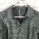 Mountain Hardwear  charcoal Heather fleece 1/4 zip pullover sweatshirt small EUC Photo 2