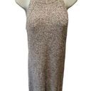 Madewell High Neck Sweater Tank Dress Sz M Heather Gray Sleeveless 100% Cotton Photo 0