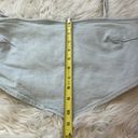 ZARA  Denim Triangle Crop Top Light Wash Photo 10