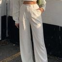 Princess Polly Huxley White Wide Leg Trousers 2 Photo 0