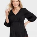 Isabel Maternity elbow sleeve woven back cut out Photo 0