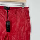 Dolls Kill NWT  Delia’s Red Vegan Leather Pants XL Photo 4