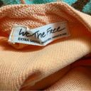 We The Free Free people haltertop appliqué rib crop top orange teal knit top Sz XS Photo 5