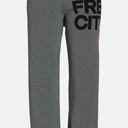 Free City  Logo Cotton Sweatpants Terry Grey Size Xsmall Photo 2